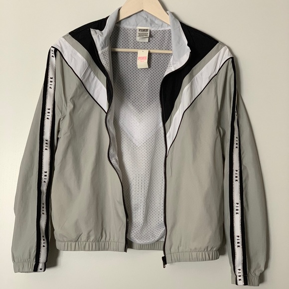 Pink Victoria Secret Gray Light Weight Coat - Picture 2 of 4